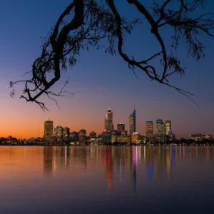 Perth City from South Perth 2007