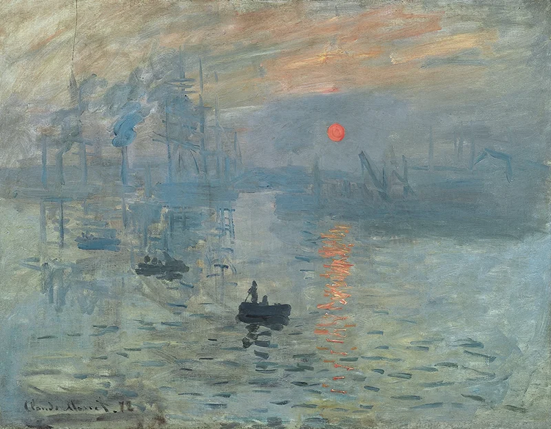 sunrise by Claude Monet 1872